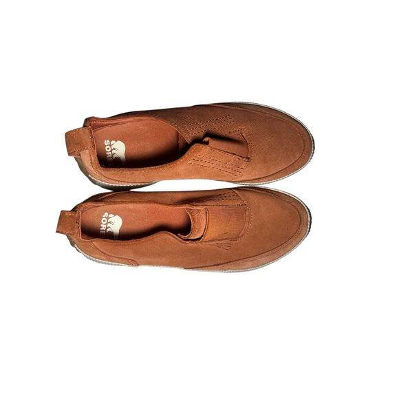 Sorel out n about rust orange sneaker slip on shoes 8.5 - Picture 7 of 10